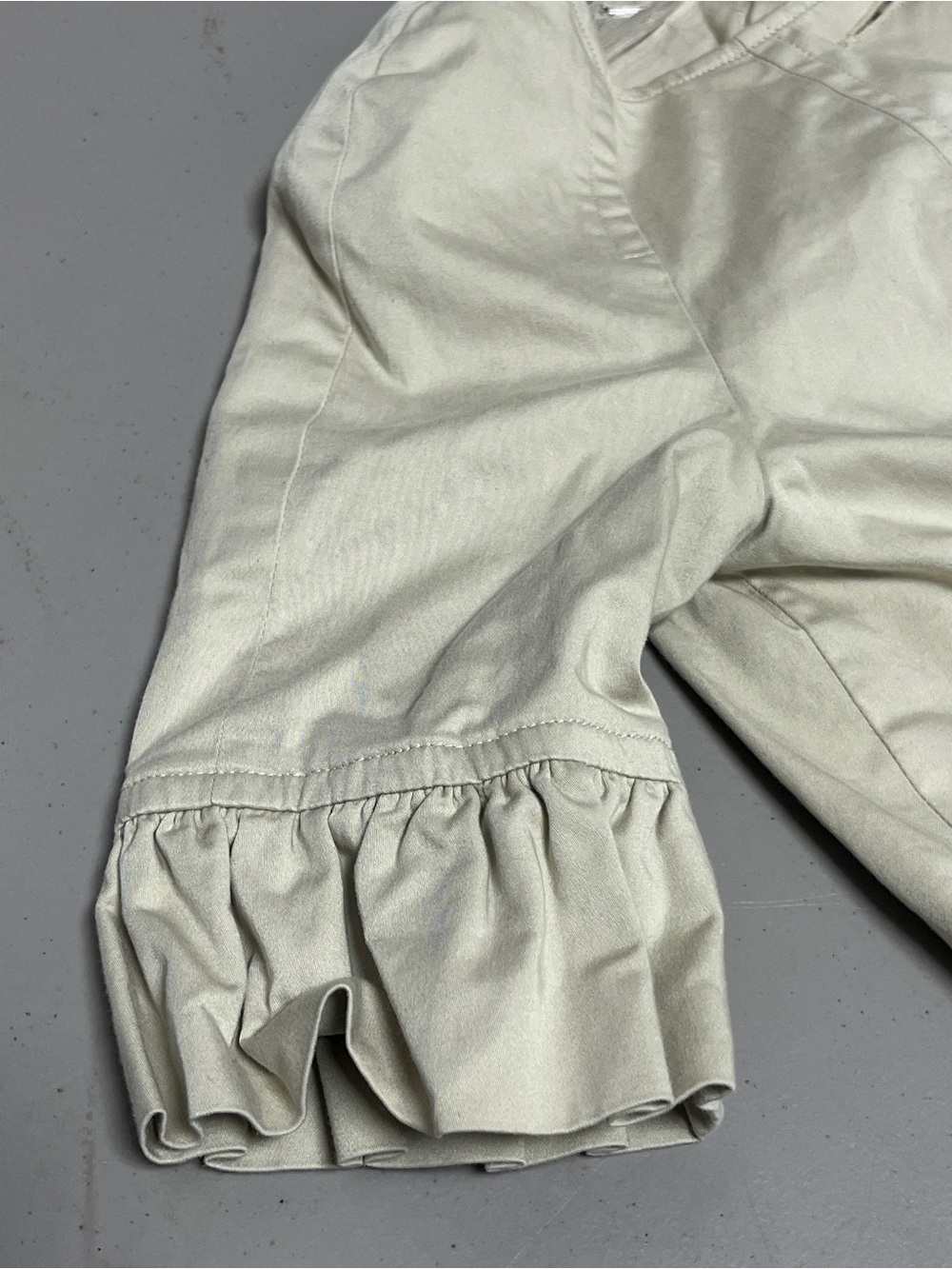 Express Cream Button-Front Kids Jacket - Picture 6 of 11